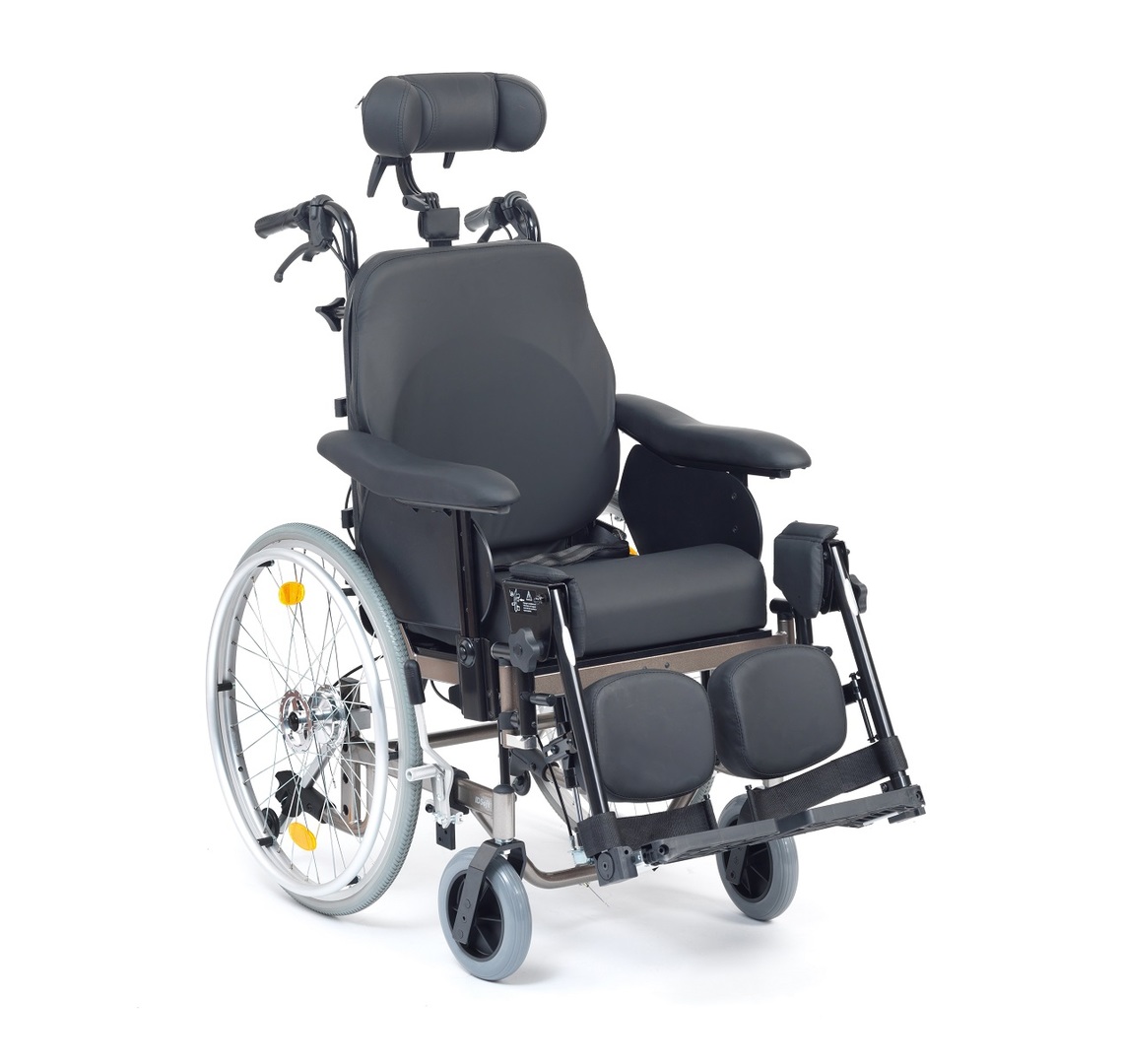 Transport chair/ Reclining Wheelchair - Self Propelled Wheel 16" Seat | Medical Supermarket