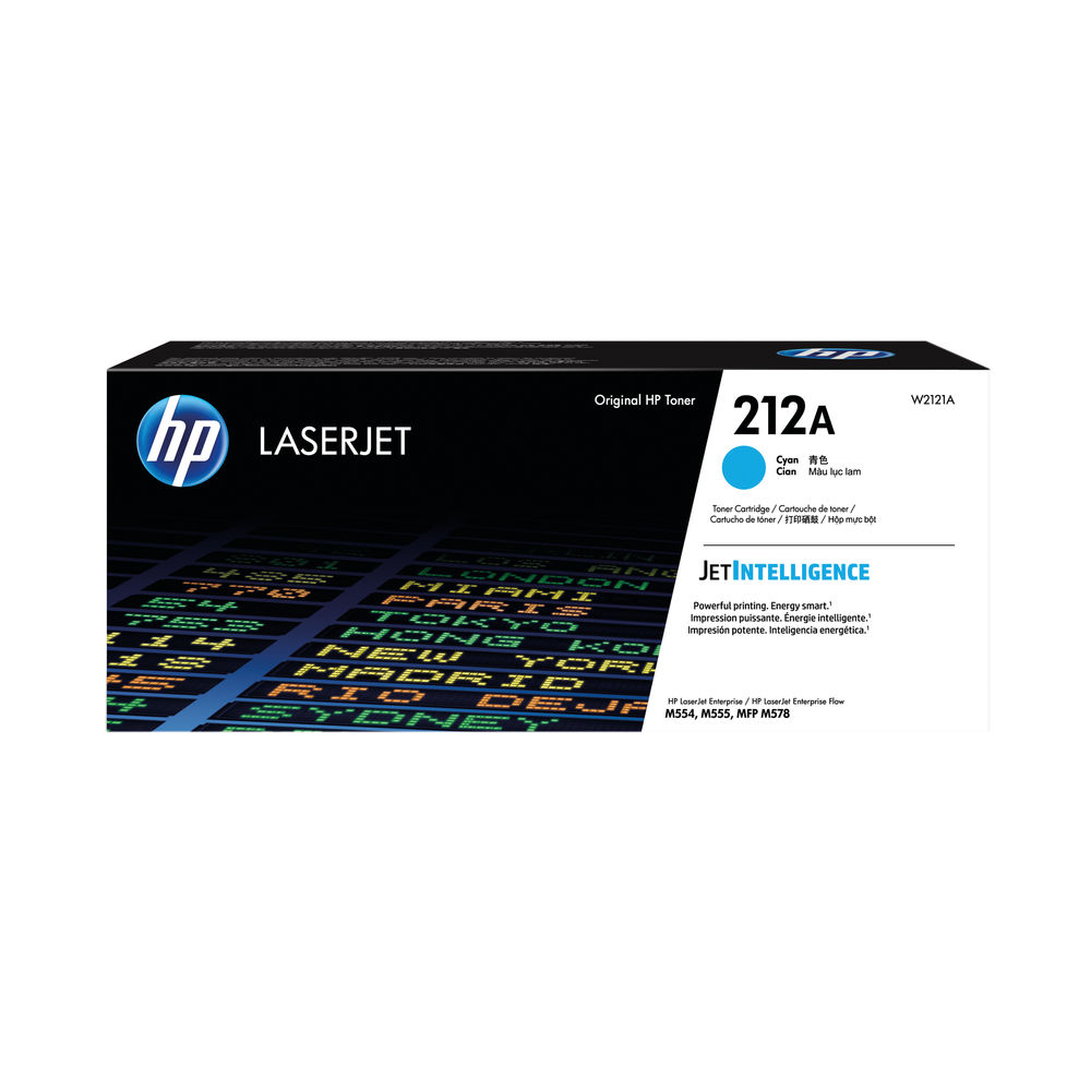 HP 212A Cyan Laserjet Toner Cartridge W2121A | Medical Supermarket