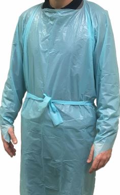 Fluid Resistant Disposable Gown with Thumb Loop | Medical Supermarket