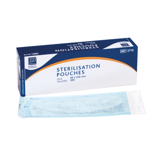 Self Sterilisation Pouches 89 x 254mm | Medical Supermarket