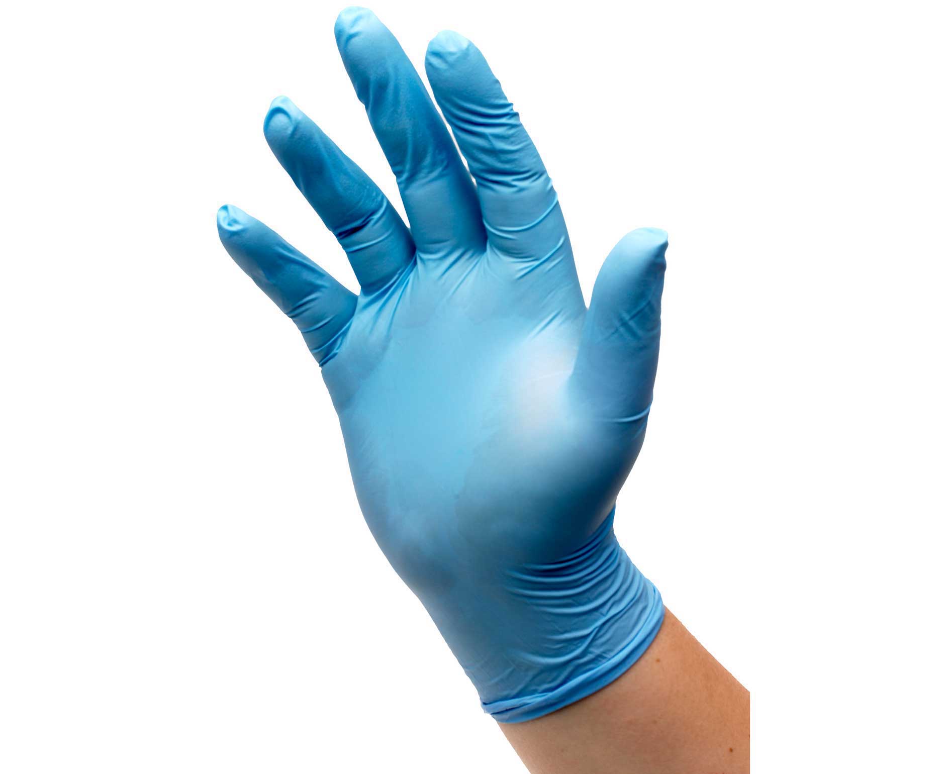 nitrile powder free exam gloves medium