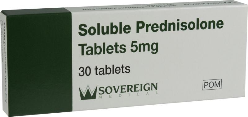 [AMB] (POM) Prednisolone - 5mg - 5mg Soluble Tablets - (Pack 30) | Medical Supermarket
