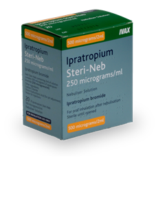 [AMB] (POM) Ipratropium- 250mcg/1ml - 1ml Vials - (Pack 20) | Medical Supermarket