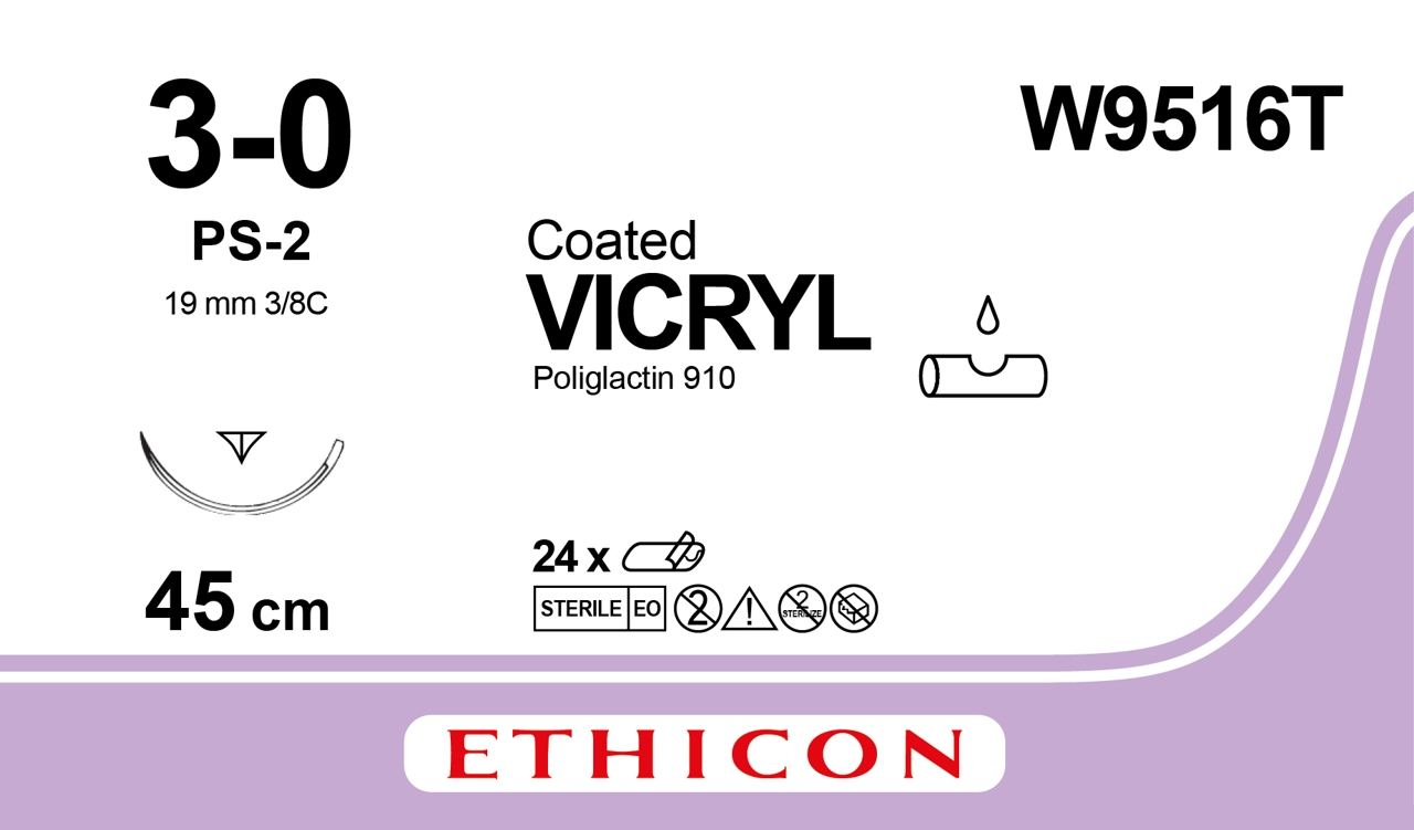 Coated Vicryl Suture W9516T | Medical Supermarket