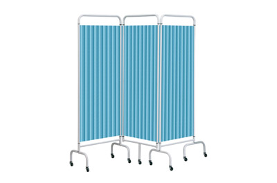 Sunflower Mobile Folding Screens with Disposable Curtains 3 Section | Medical Supermarket