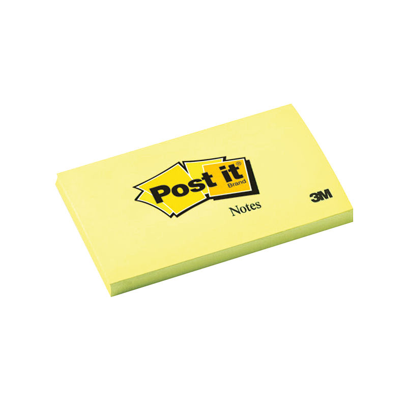 Post-it Yellow Z Sticky Notes 76 x 127mm | Medical Supermarket