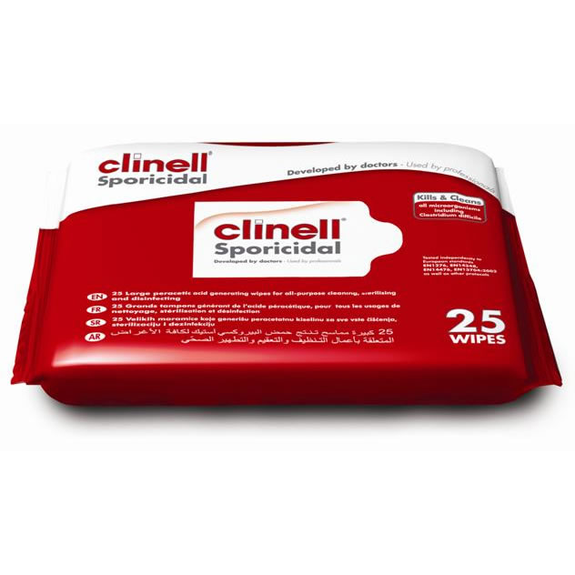 Clinell Sporicidal Wipes | Medical Supermarket