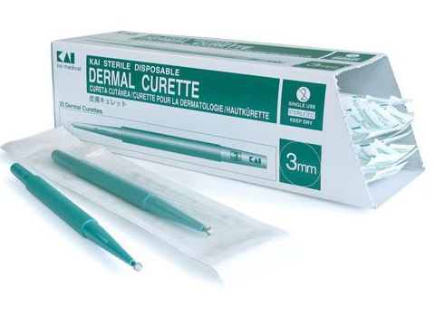 KAI Disposable Curette - Pack of 20 4mm | Medical Supermarket