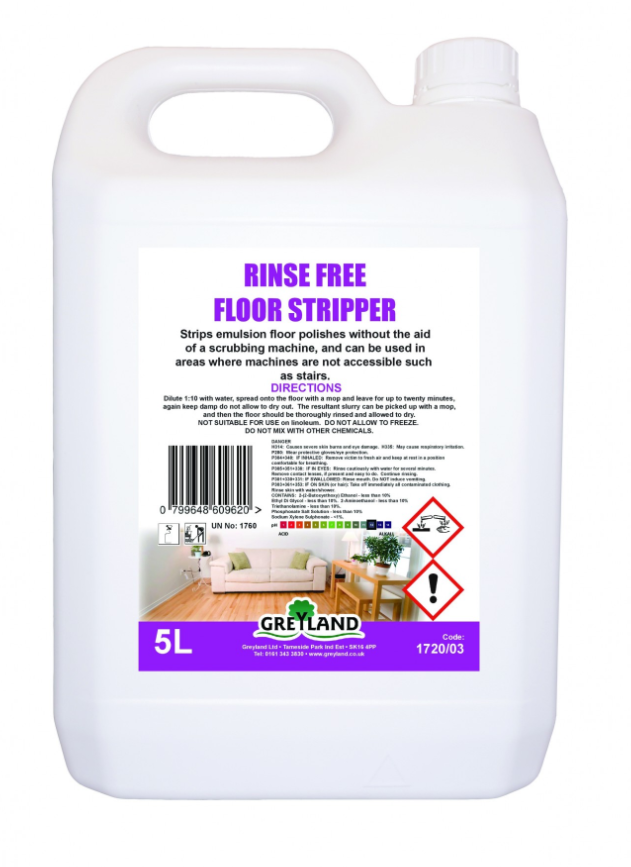 Rinse Free Floor Stripper 5 Litre- Pack of 1 | Medical Supermarket