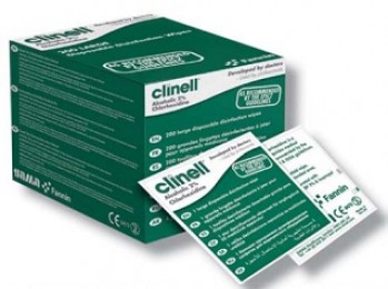 Clinell Alcoholic 2% Chlorhexidine Wipes | Medical Supermarket