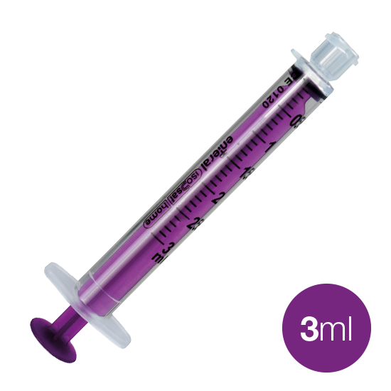 Enternal Syringe Multi-Use Oral Tip 3ml | Medical Supermarket