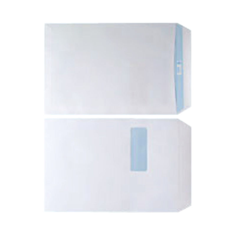 C4 White Window Envelopes 100gsm, Self Seal | Medical Supermarket