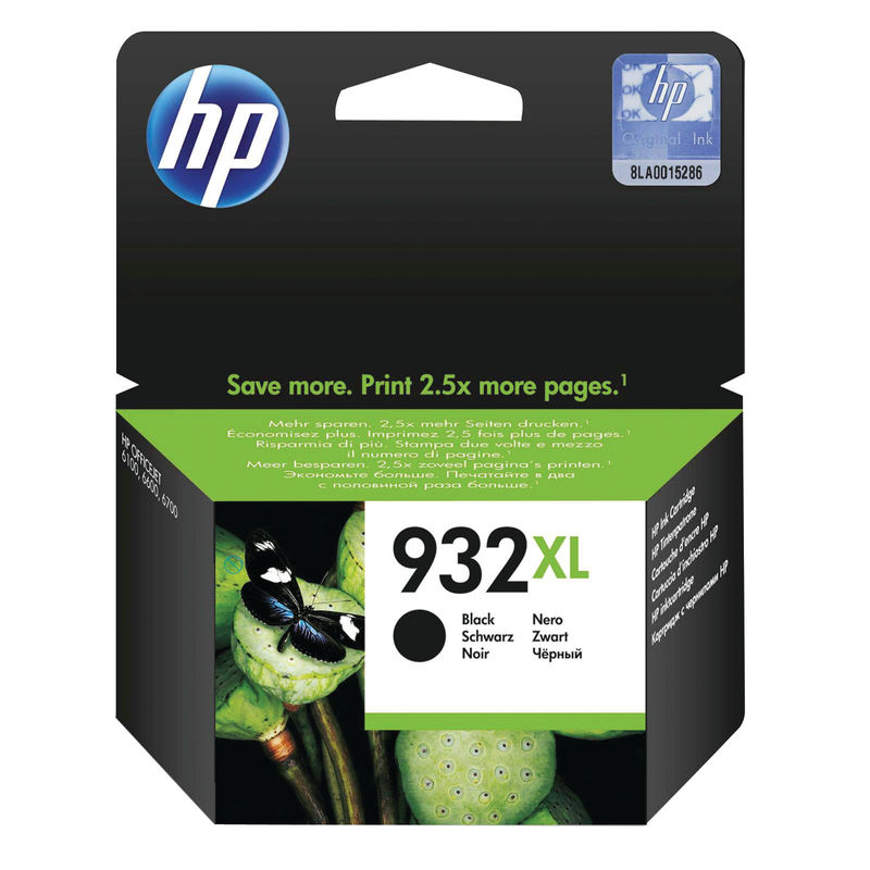 HP No.932XL High Capacity Ink Cartridge Black | Medical Supermarket