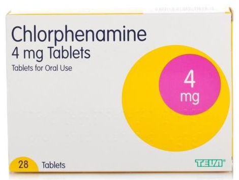[AMB] (POM) Chlorphenamine  - 4mg Tablets - (Pack 28) | Medical Supermarket