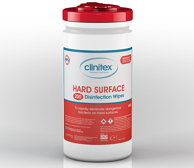 Clinitex Hard Surface Alcohol Wipes | Medical Supermarket