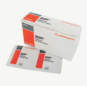 Zoff Adhesive Remover Wipes | Medical Supermarket