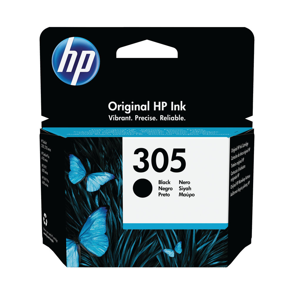 Hp 305 Original Ink Cartridge Black | Medical Supermarket