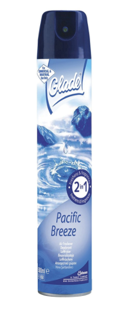 Glade 2 in 1 Air Freshener Pacific Breeze 500ml | Medical Supermarket