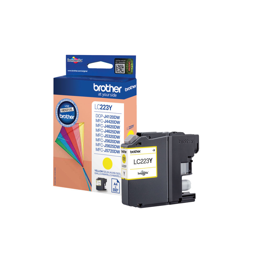 Brother Yellow Ink Cart Lc223Y | Medical Supermarket