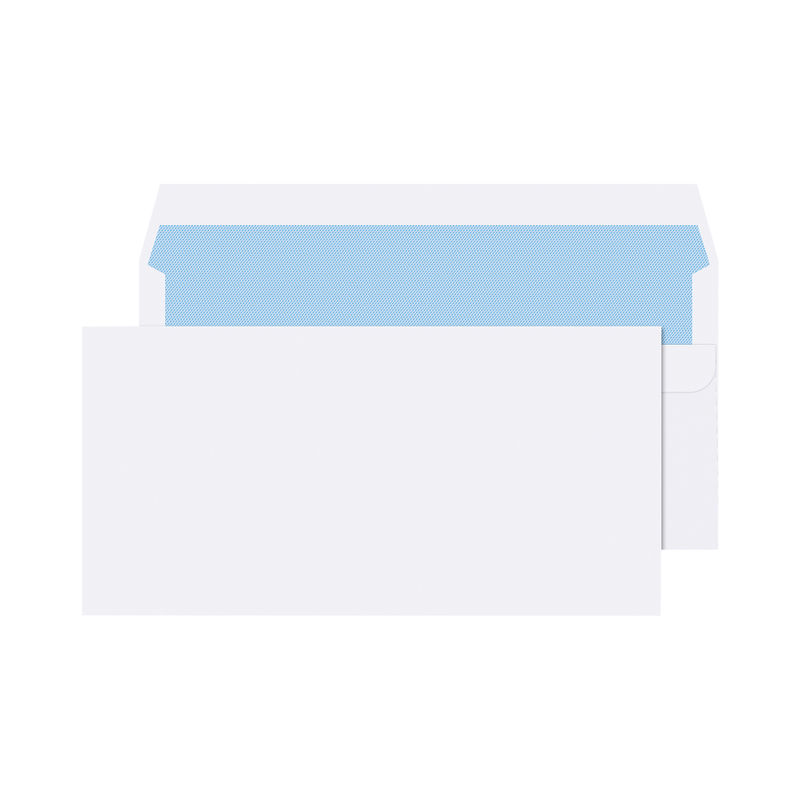 DL White Plain Envelopes 80gsm, Self Seal | Medical Supermarket