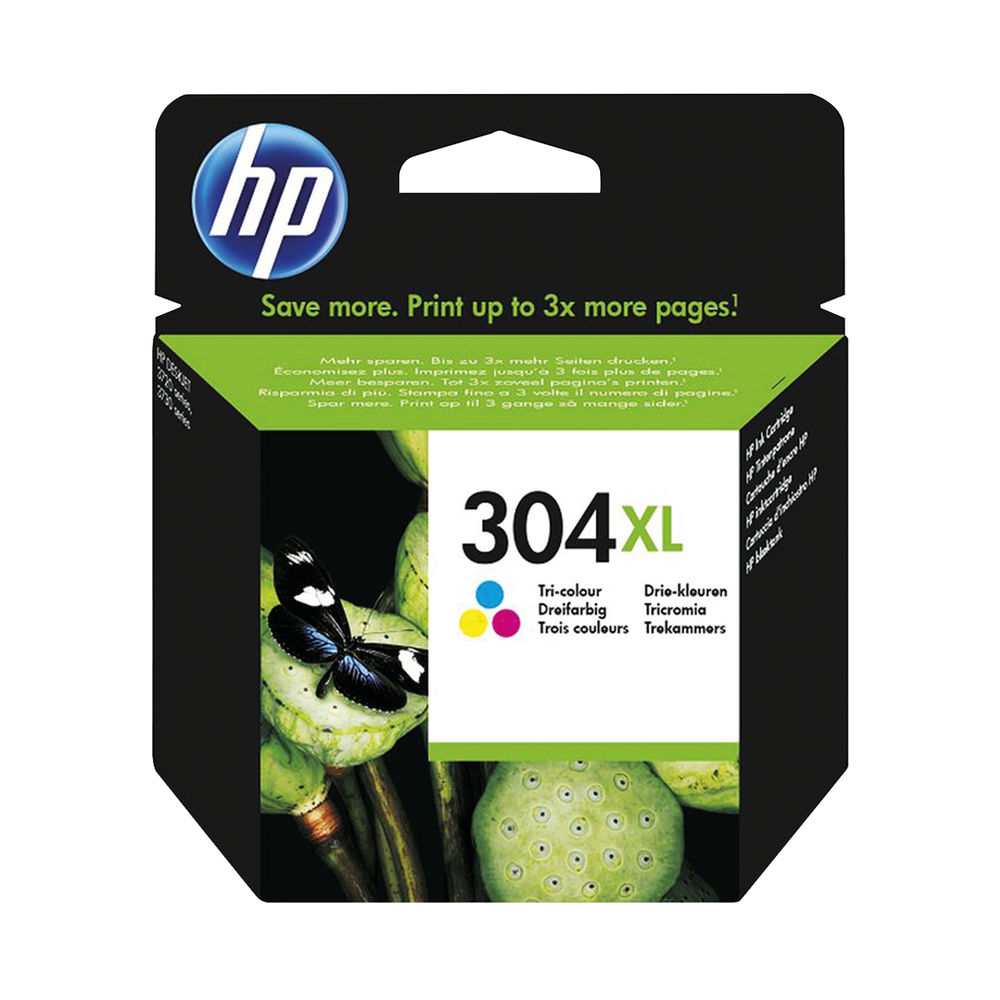 HP 304XL Ink Cartridge Tricolour | Medical Supermarket