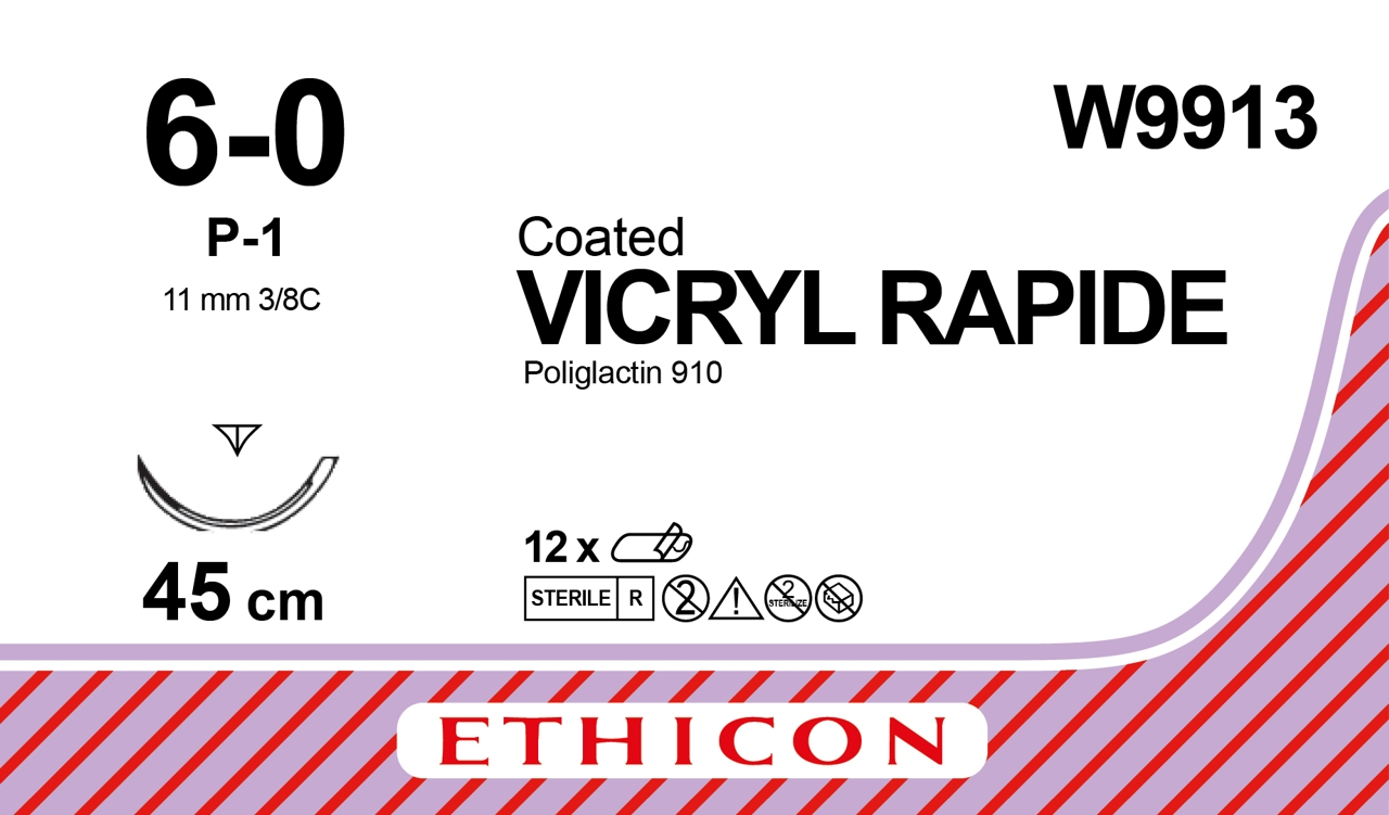 Ethicon Coated Vicryl Rapide Suture W9913 | Medical Supermarket