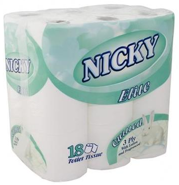 Nicky Elite 3 Ply Toilet Roll | Medical Supermarket