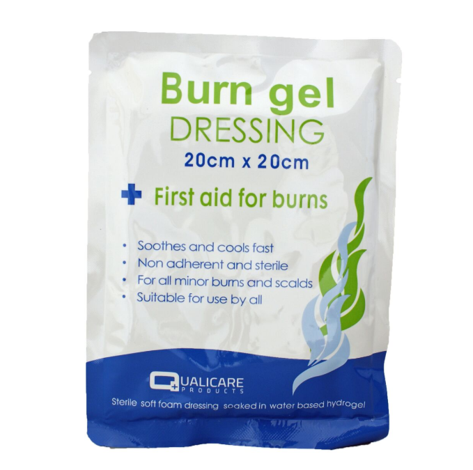 Burn Relief Gel Dressing 20cm x 20cm | Medical Supermarket