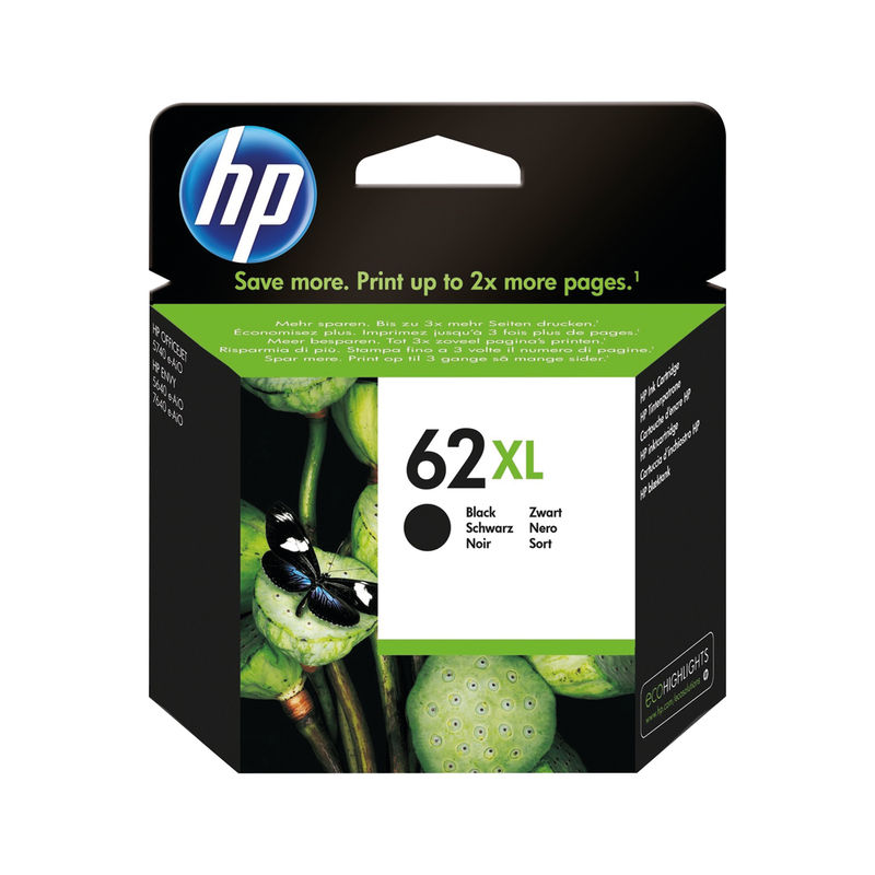 HP No.62XL Black Ink Cartridge | Medical Supermarket
