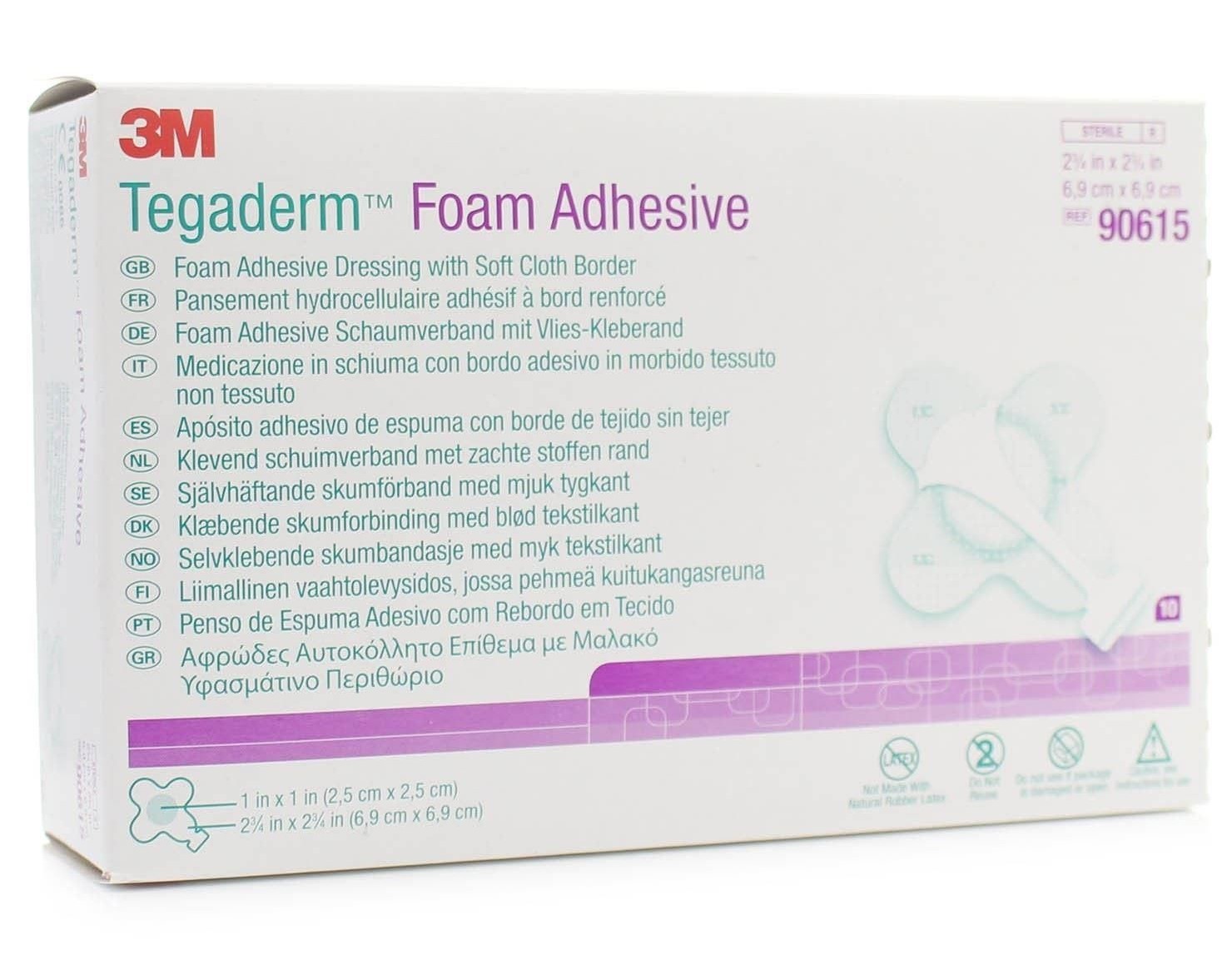 Tegaderm Foam Adhesive Wrap Dressing 6.9cm x 6.9cm | Medical Supermarket