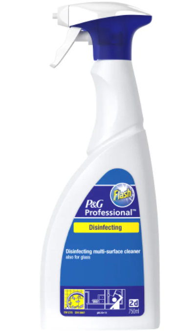 P&G Flash Professional Multi Surface Disinfecting Cleaner 2D 750ml | Medical Supermarket