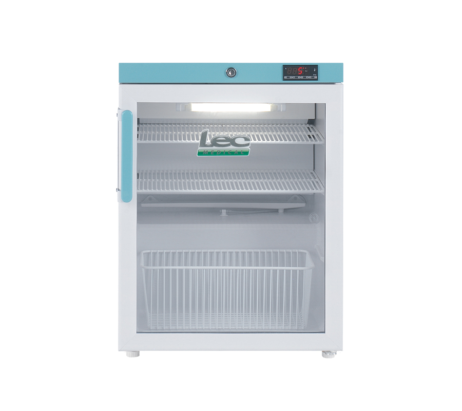 Lec PEGR82UK Pharmacy Refrigerator with Glass Door (82 Litres) | Medical Supermarket