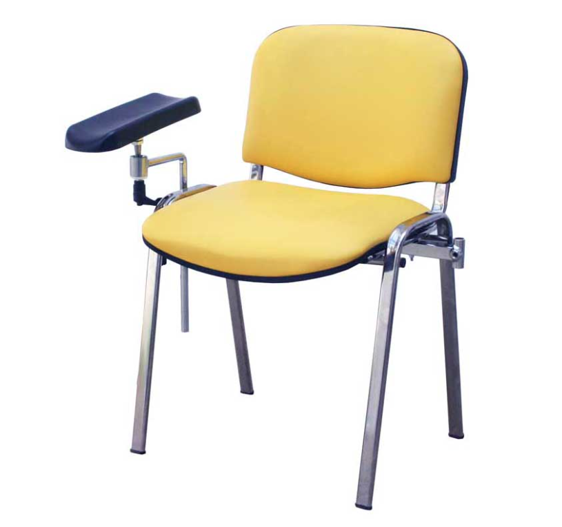 Medi-Plinth Chrome Frame Phlebotomy Chair | Medical Supermarket