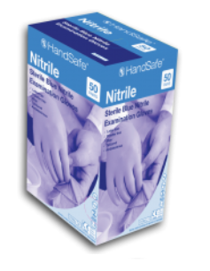 Sterile Blue Nitrile Powder Free Exam Gloves Large | Medical Supermarket
