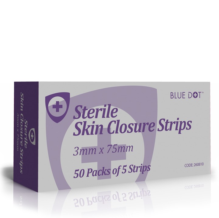 Skin Closure Strips 3mm x 75mm (Pack of 50) | Medical Supermarket