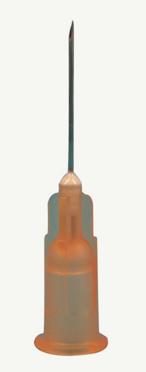 Hypodermic Long Luer Needle 25G Orange (16mm) | Medical Supermarket