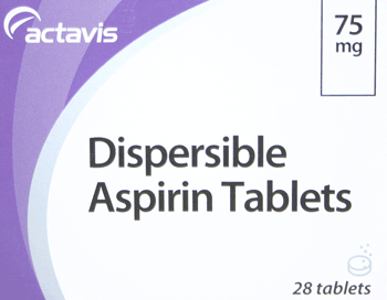 [AMB] (POM) Aspirin - 75mg - 75mg Dispersible Tablets - (Pack 28) | Medical Supermarket