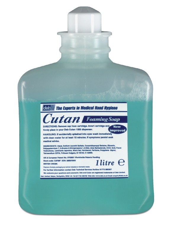 Deb Cutan Foaming Soap 1 Litre | Medical Supermarket