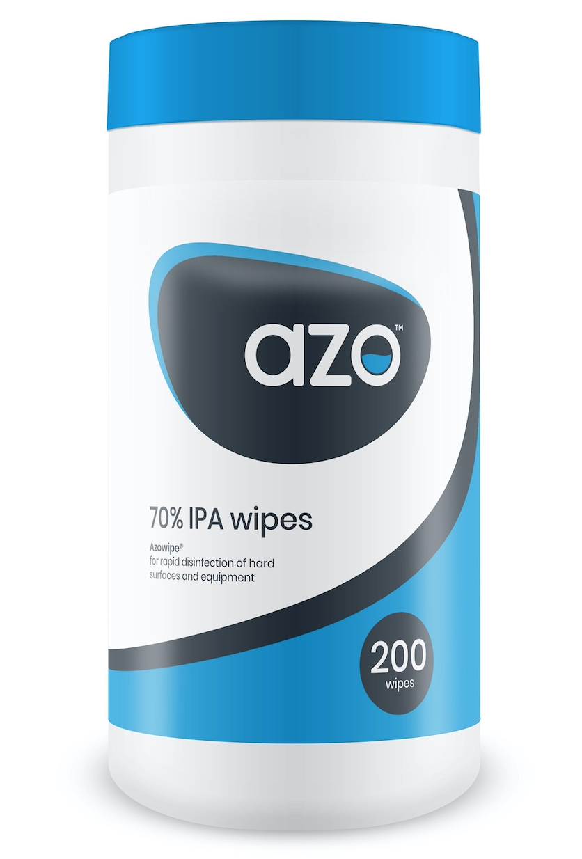 Azo Wipes 70% IPA Disinfectant Wipes | Medical Supermarket