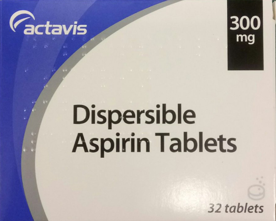 (POM) Aspirin - 300mg - 300mg Dispersible Tablets - (Pack 32) | Medical Supermarket