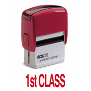Colop Printer 20 FIRST CLASS Self-Inking Stamp Green | Medical Supermarket
