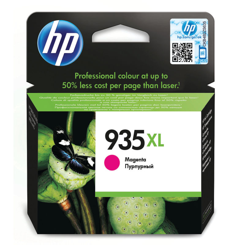 HP No.934XL High Capacity Magenta Ink Cartridge | Medical Supermarket