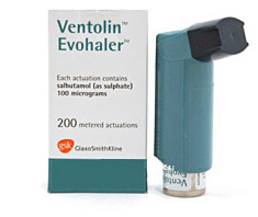 [AMB] (POM) Ventolin Evohaler (Salbutamol MDI) - 100mcg/Puff - Inhaler - (Pack 1) | Medical Supermarket