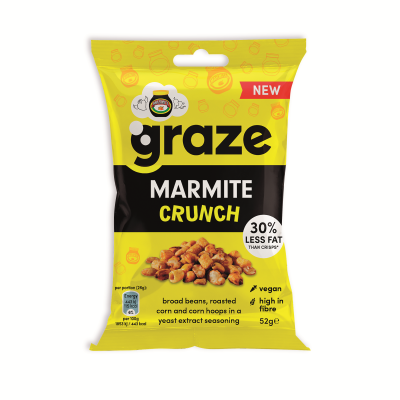 Graze Marmite Crunch Bag 52g