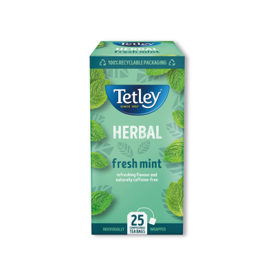 Tetley Mint Infusion Tea Bags (25 Pack)