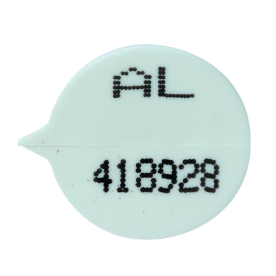 Security Seals Numbered White