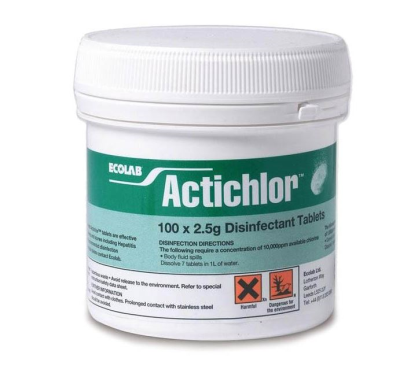 Actichlor Disinfectant Tablets 2.5g