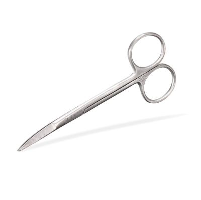 Curved Iris Stitched Scissor 4.5" - Single (x1)