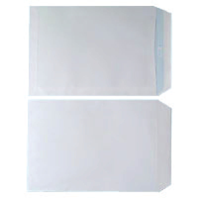 C4 White Plain Envelopes 80gsm, Self Seal