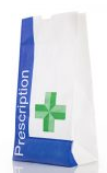 Prescription Bags (H)220x(W)75x(G)50mm